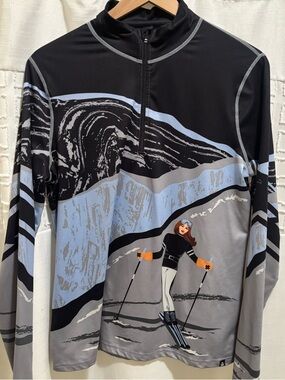 Krimson Klover Backcountry Base Layer Top is a performance-driven quarter-zip XL